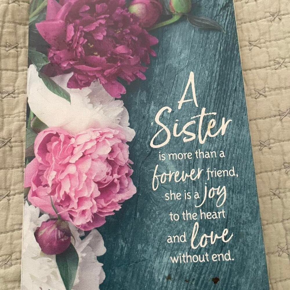 "A Sister is more than a forever friend." Sign